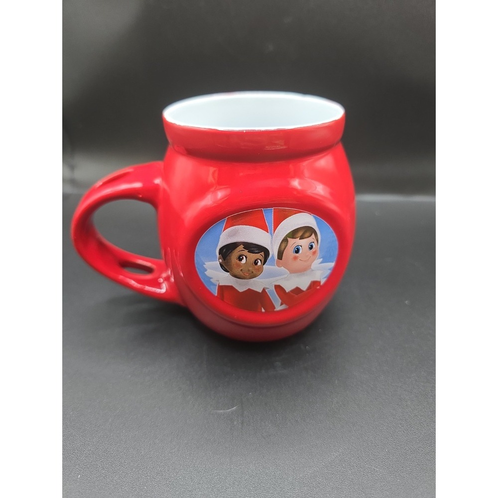 Elf on the Shelf, Red 12oz Christmas Hot Chocolate/ Coffee Mug 2022 No Spoon